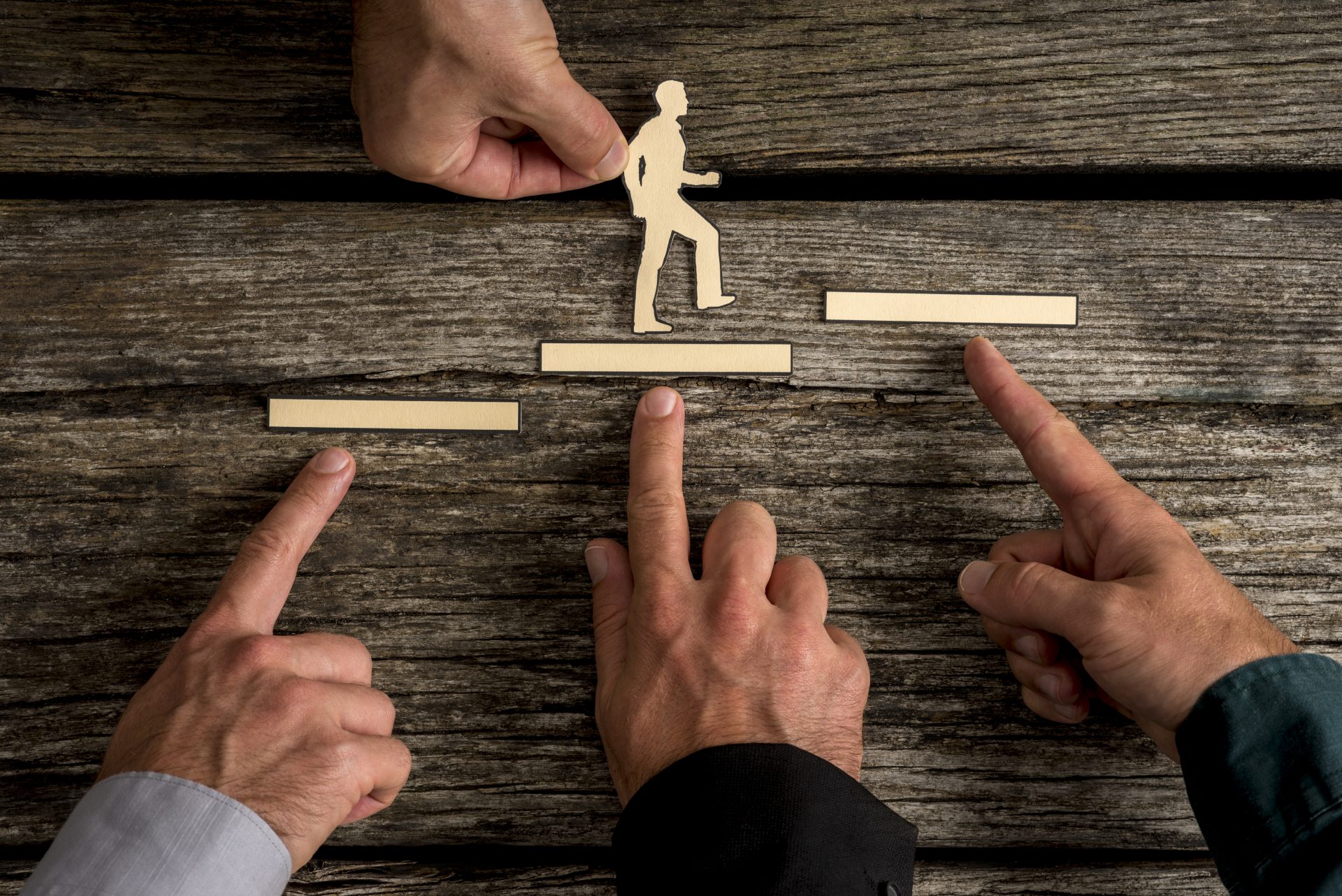 Bridge graphic connecting execution and excellence